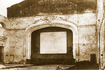 Зрительный зал, экран кинотеатра Спартак, 1951 год
